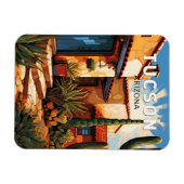 Tucson Arizona Travel Art Vintage Magneet (Horizontaal)