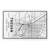 Tucson Arizona USA Travel City Map Magneet (Horizontaal)