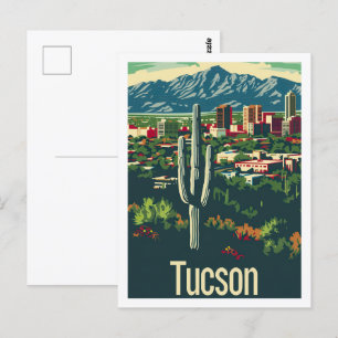 Tucson Arizona Verenigde Staten Beroemde Reisplaat Briefkaart