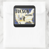Tucson Arizona Vierkante Sticker (Tas)