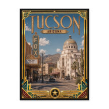 Tucson Arizona Vintage Art Deco Gouden Tijdperk