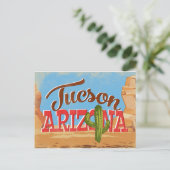Tucson Arizona Vintage Travel Briefkaart (Staand voorkant)