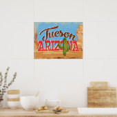Tucson Arizona Vintage Travel Poster (Keuken)