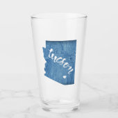 Tucson Arizona Wood Grain Glas (Voorkant)