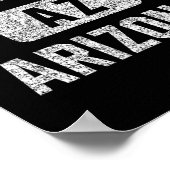 Tucson Az Arizona Gym Style Distressed White Print (Hoek)