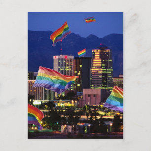 Tucson, AZ Flying Pride Briefkaart