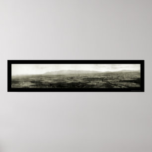 Tucson AZ Panoramisch Foto 1909 Poster
