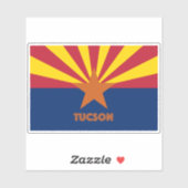 Tucson AZ Vlag Sticker (Vel)