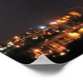 Tucson bij nacht poster (Hoek)