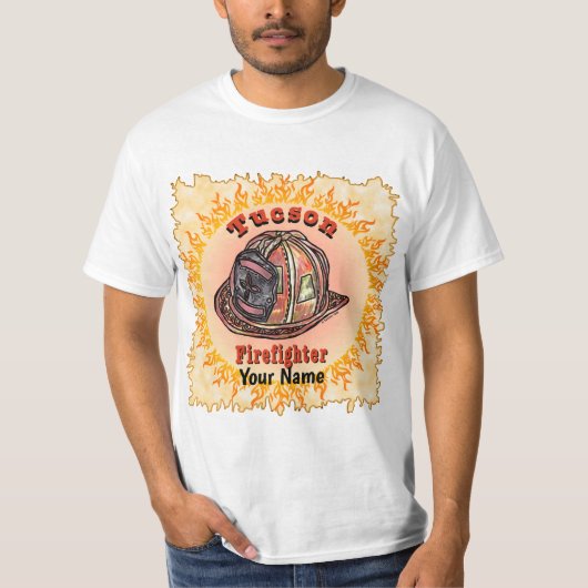 Tucson brandweerman t-shirt (Voorkant)