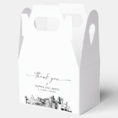 Tucson bruiloft gepersonaliseerde gunst box bedankdoosjes (Geopend)