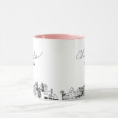 Tucson bruiloft gepersonaliseerde koffie Mok (Midden)