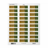 Tucson cactus etiket (Full Sheet)