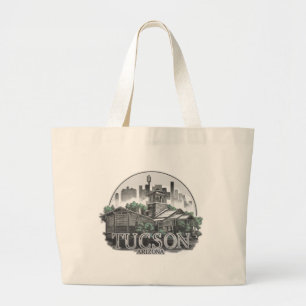Tucson City Arizona Verenigde Staten Grote Tote Bag
