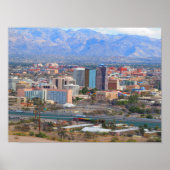 Tucson City Skyline Poster (Voorkant)