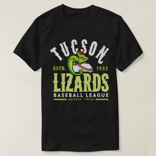 Tucson hagedissen honkbal t-shirt (Design voorkant)