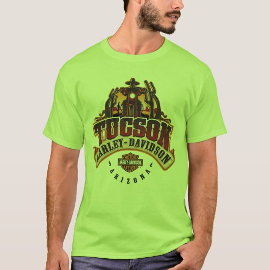 Tucson Harley Davidson ontwerp T-shirt (Voorkant)
