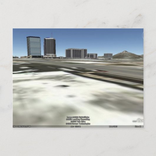 tucson in het centrum briefkaart (Voorkant)