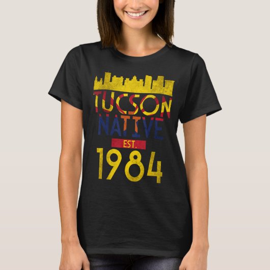 Tucson inheemse Est 1984 T-shirt (Voorkant)