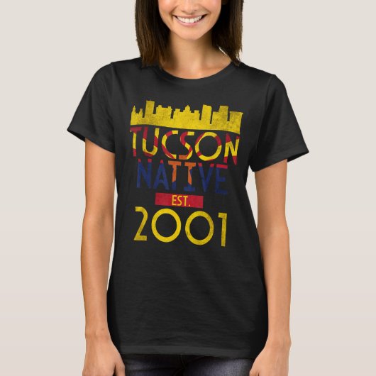 Tucson inheemse Est 2001 1 T-shirt (Voorkant)