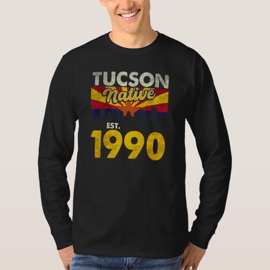 Tucson Native Est 1990 2 T-shirt (Voorkant)