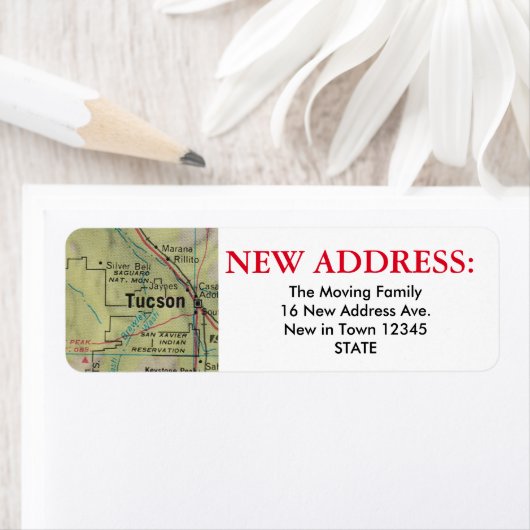 Tucson Nieuw adreslabel Etiket (Insitu)