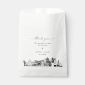 Tucson Skyline Bruiloft Dank u Favor Tassen Bedankzakje (Voorkant)