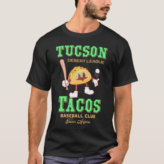 Tucson Tacos Minor League Baseball Team T-shirt (Voorkant)