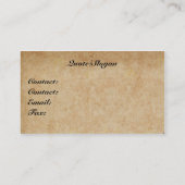 Tucson Western Visitekaartje (Achterkant)