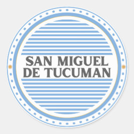 Tucumán City Pride Embleem – Argentijnse identitei Ronde Sticker