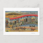 Tucumcari, New Mexico - Grote lettertjes Briefkaart (Voorkant)