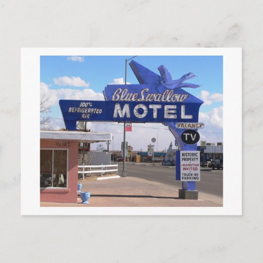 Tucumcari, New Mexico, Rte. 66 Motel Briefkaart (Voorkant)