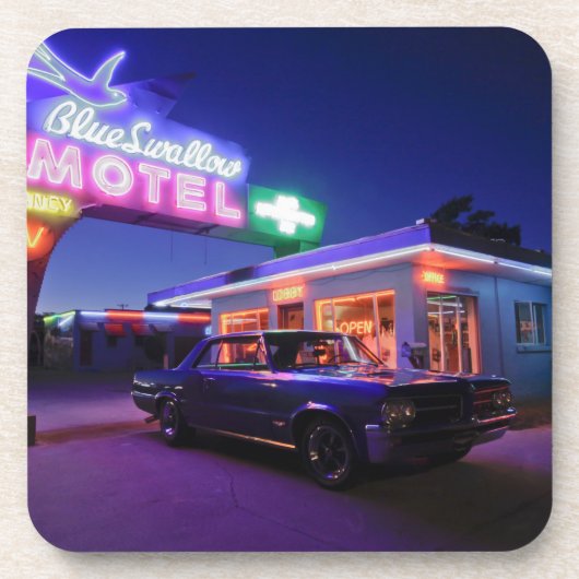 Tucumcari, New Mexico, Verenigde Staten. Route 66  Bier Onderzetter (Voorkant)