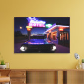 Tucumcari, New Mexico, Verenigde Staten. Route 66 Canvas Afdruk (Insitu (Woonkamer))