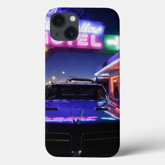 Tucumcari, New Mexico, Verenigde Staten. Route 66 Case-Mate iPhone Case (Achterkant)