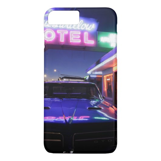 Tucumcari, New Mexico, Verenigde Staten. Route 66 Case-Mate iPhone Case (Achterkant)