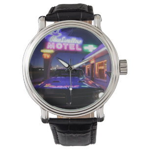 Tucumcari, New Mexico, Verenigde Staten. Route 66 Horloge