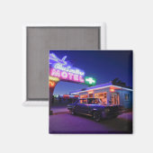 Tucumcari, New Mexico, Verenigde Staten. Route 66  Magneet (Voorkant / Achterkant)