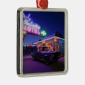 Tucumcari, New Mexico, Verenigde Staten. Route 66 Metalen Ornament (Rechts)