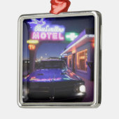 Tucumcari, New Mexico, Verenigde Staten. Route 66 Metalen Ornament (Links)