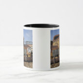 Tucumcari, New Mexico, Verenigde Staten. Route 66. Mok (Midden)