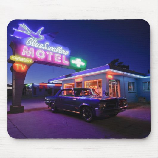 Tucumcari, New Mexico, Verenigde Staten. Route 66  Muismat (Voorkant)