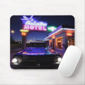 Tucumcari, New Mexico, Verenigde Staten. Route 66 Muismat (Met muis)