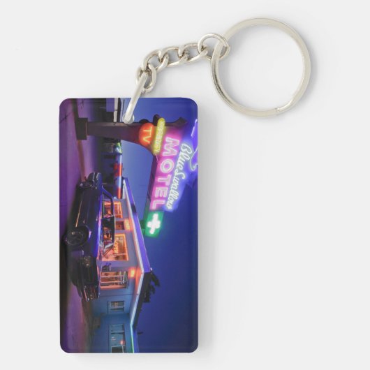 Tucumcari, New Mexico, Verenigde Staten. Route 66  Sleutelhanger (achterkant)