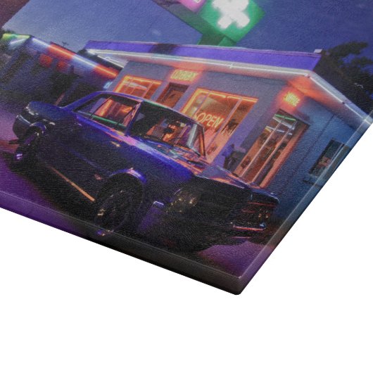 Tucumcari, New Mexico, Verenigde Staten. Route 66  Snijplank (Hoek)