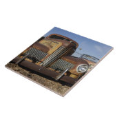 Tucumcari, New Mexico, Verenigde Staten. Route 66. Tegeltje (Zijkant)