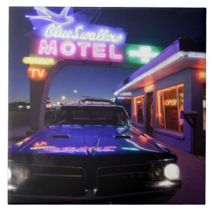 Tucumcari, New Mexico, Verenigde Staten. Route 66 Tegeltje