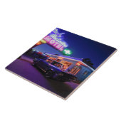 Tucumcari, New Mexico, Verenigde Staten. Route 66 Tegeltje (Zijkant)