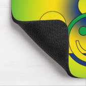 Tudo Bem! Pop voor Braziliaanse vlag Muismat (Hoek)