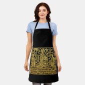 Tudor Brass Rubbing Aankondiging Mary Angel Schort (Gedragen)